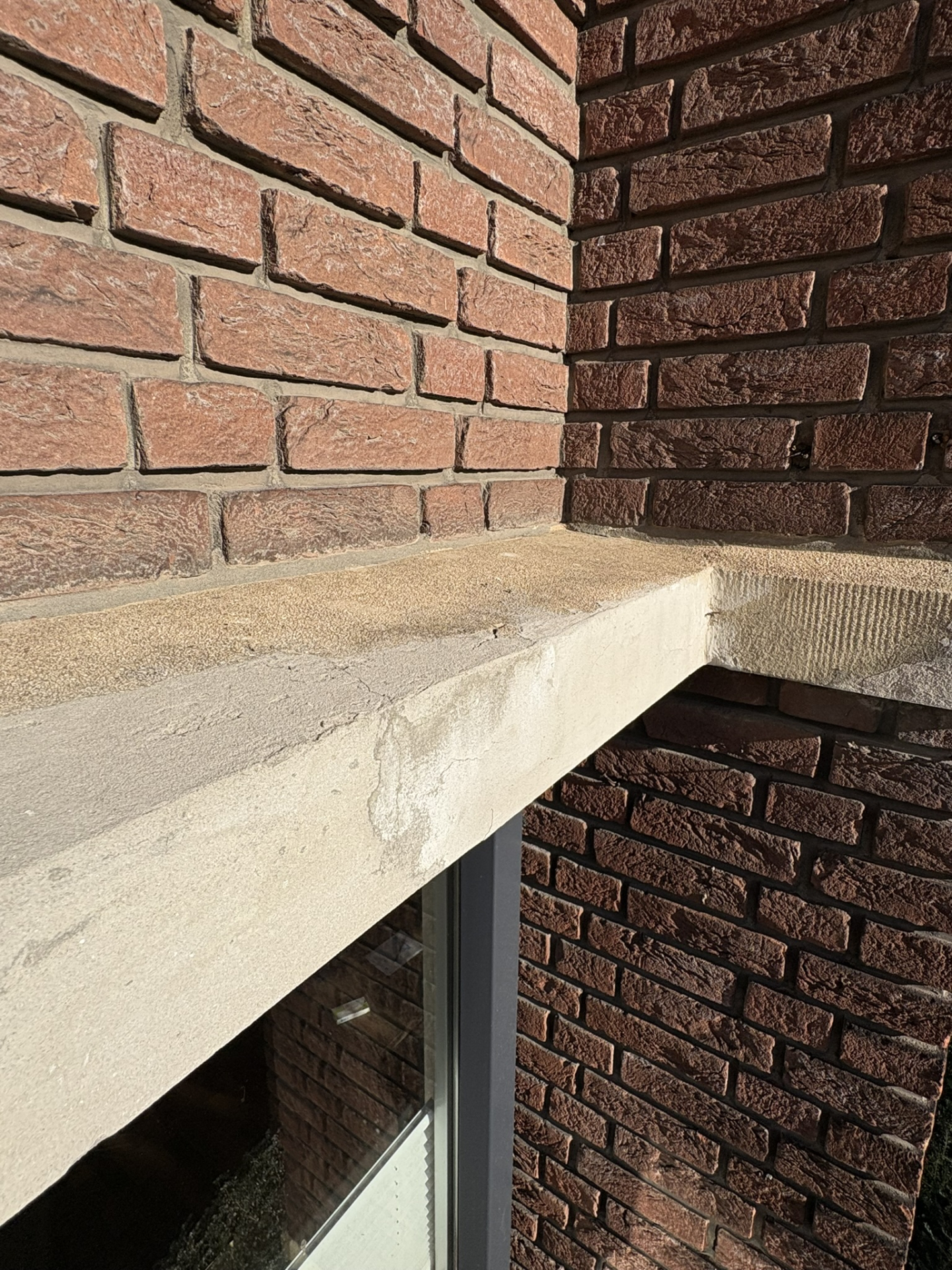 gerepareerde betonrot
