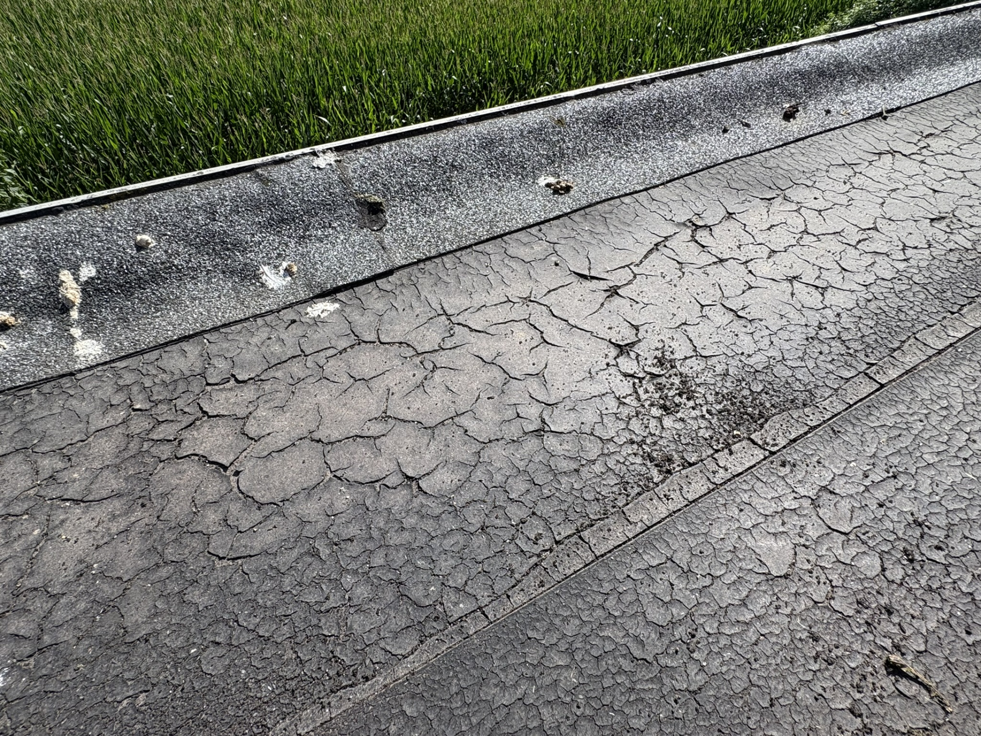 verouderd bitumen